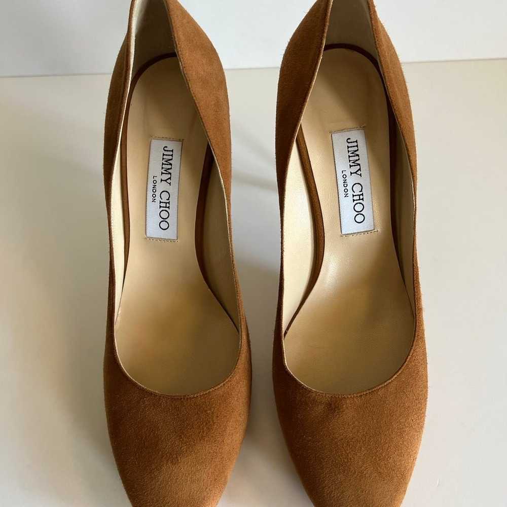 Jimmy Choo Aimee Suede Leather Pumps - image 2