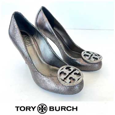 TORY BURCH Pierson-soft Crystal Logo Bronze Cracke
