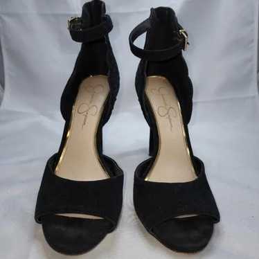 women's all match black high heels - image 1