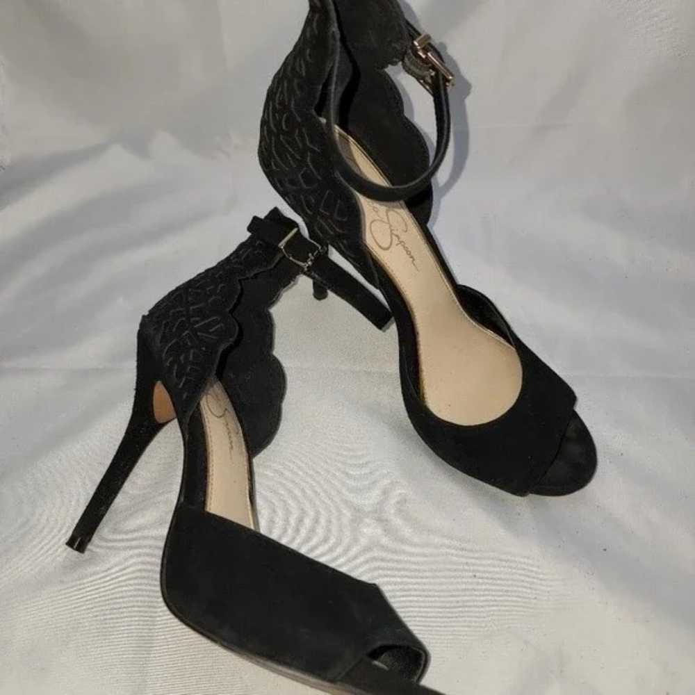 women's all match black high heels - image 2