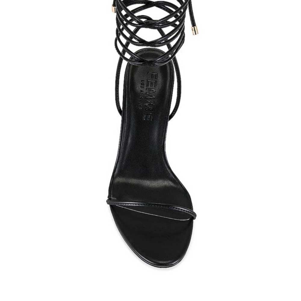 Femme LA barely there lace up heels - image 2