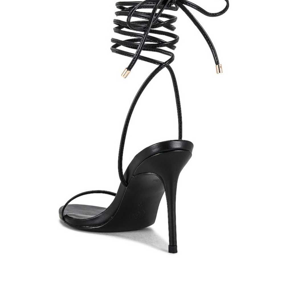 Femme LA barely there lace up heels - image 3