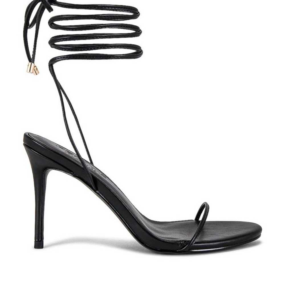 Femme LA barely there lace up heels - image 4