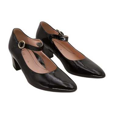 ara Black Lynden Patent Leather Pumps Womens Shoes
