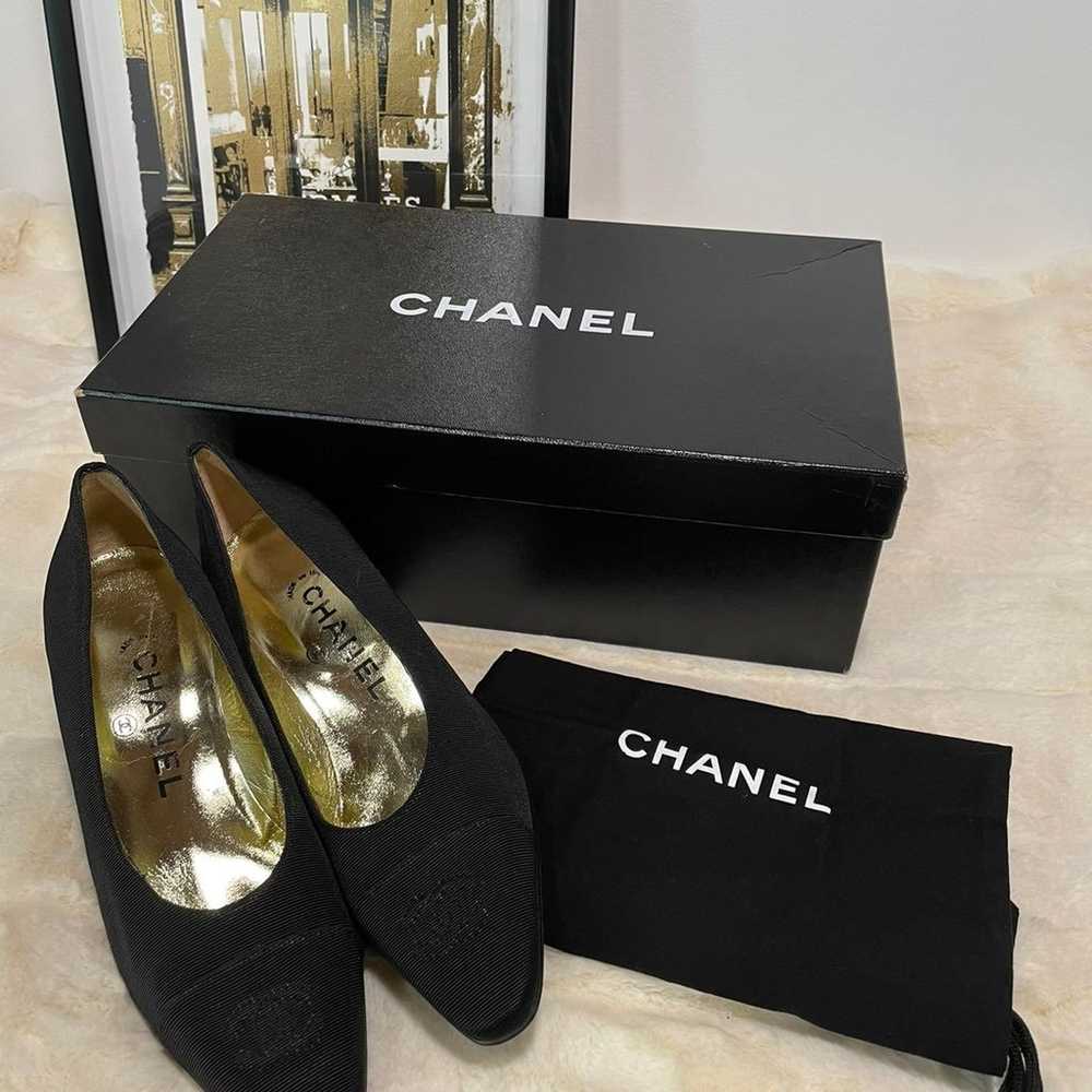 Chanel vintage grosgrain classic pumps - image 1
