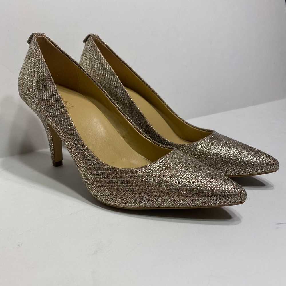 michael kors glitter heels