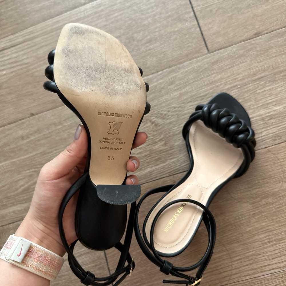 nicholas kirkwood heels sandals black IT36 - image 3
