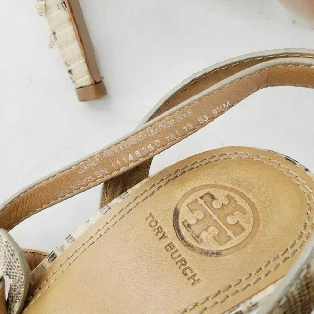 Tory Burch Women's Sand Gold Leather Cros Lux Lea… - image 7