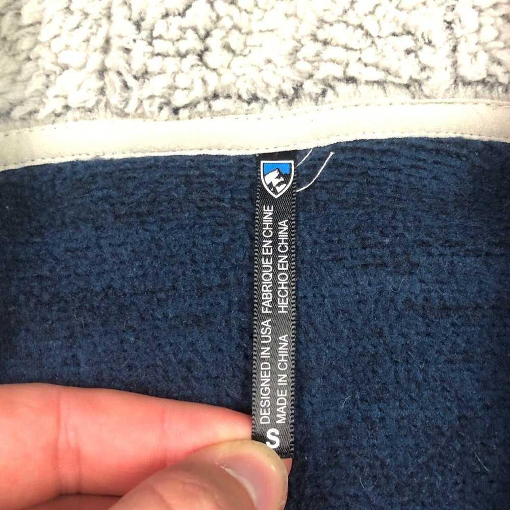 Kuhl Kuhl Sherpa Lined Blue Outdoor Full Zip Hood… - image 2