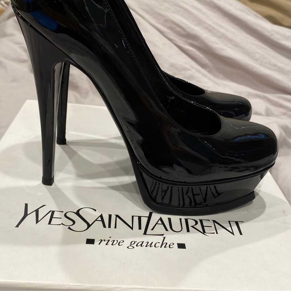 Yves Saint Laurent Tribute Vitello Vernice Soft N… - image 3