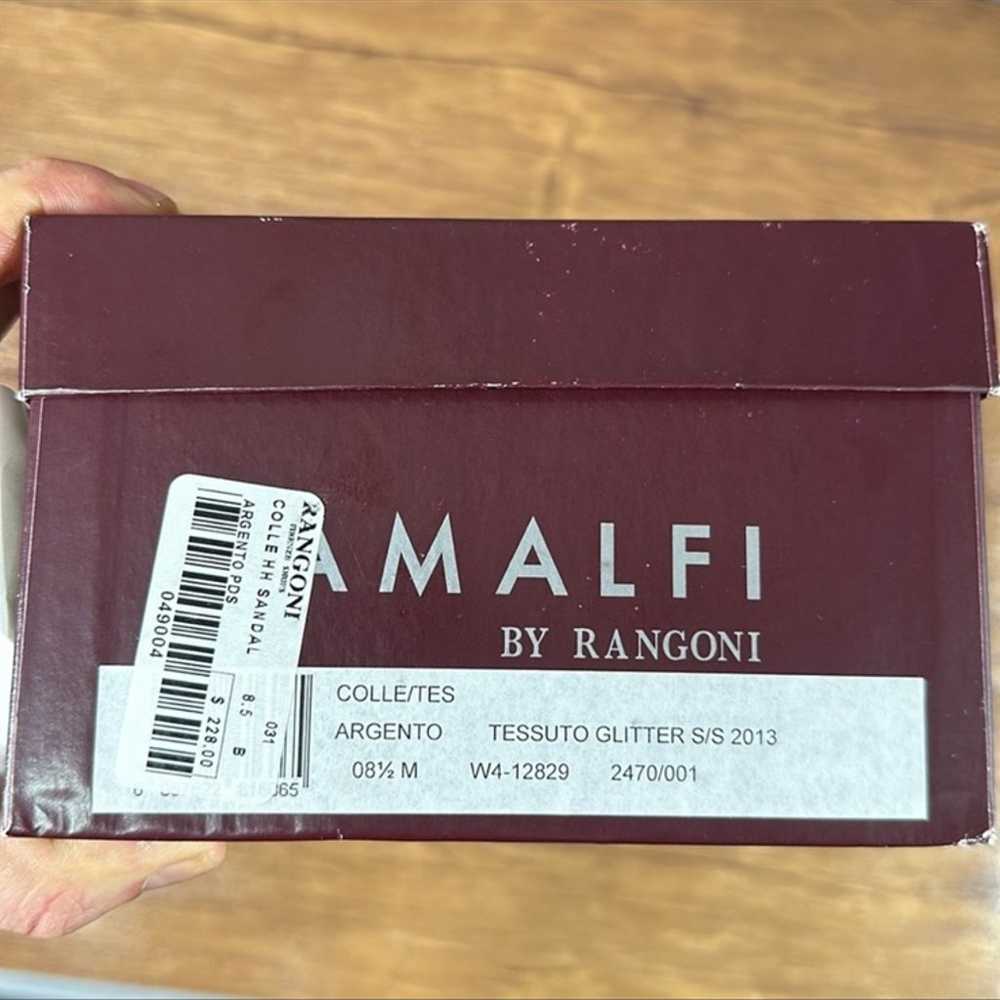 Amalfi by Rangoni Size 8.5 M Colle Silver Glitter… - image 11