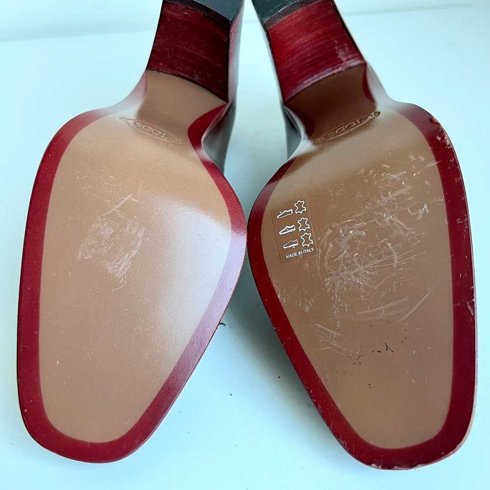 Like New 37 TOD’S Pump Career Shoes Tassels Block… - image 12