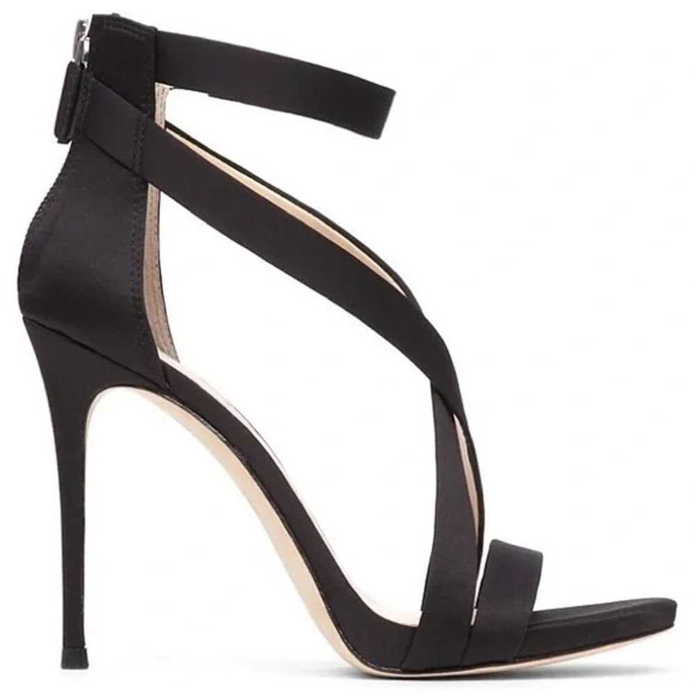 Imagine Vince Camuto Devin Black Satin High-Heel … - image 2