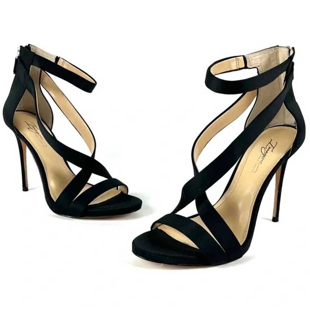 Imagine Vince Camuto Devin Black Satin High-Heel … - image 3