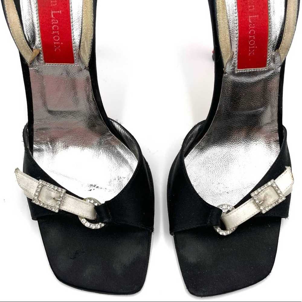 CHRISTIAN LACROIX heel sandals sexy as h # ll SIZ… - image 7