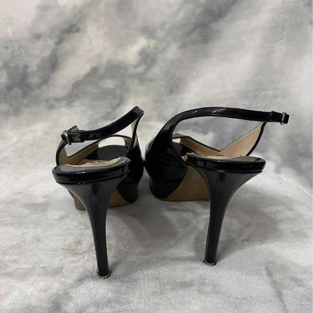 Nicholas Kirkwood Patent Sling-back Peep Toe Heels - image 4