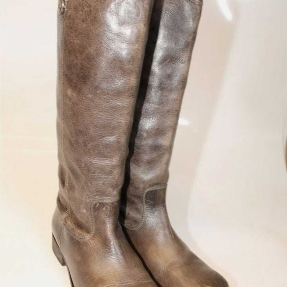 Frye Melissa Button Slate Knee High Leather Ridin… - image 2