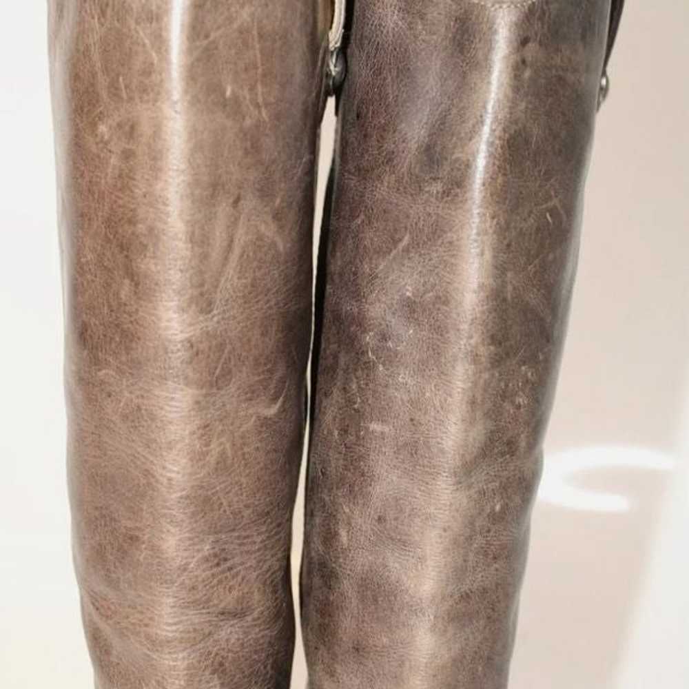 Frye Melissa Button Slate Knee High Leather Ridin… - image 3