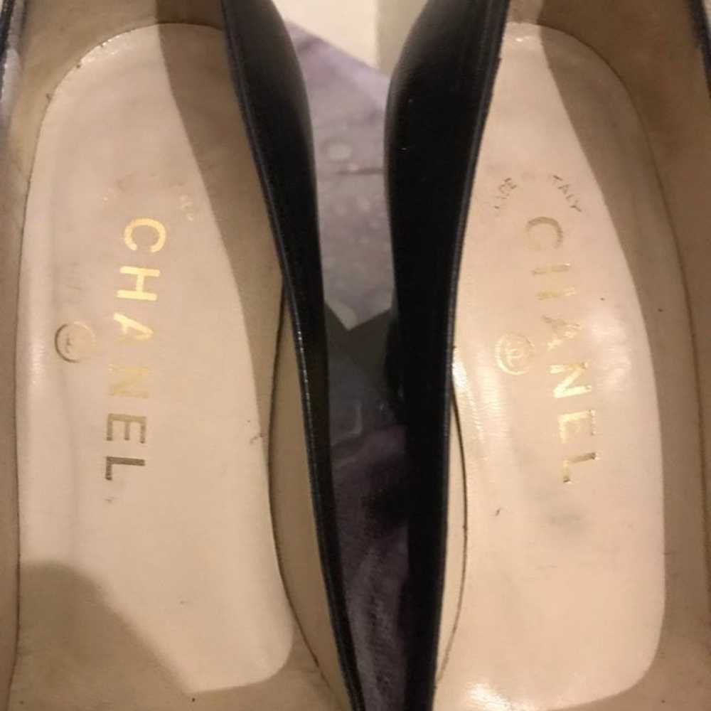 Stunning CHANEL CC monogram Cambon Pumps Shoes He… - image 4
