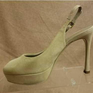 Yves Saint Laurent Tan Beige Slingback