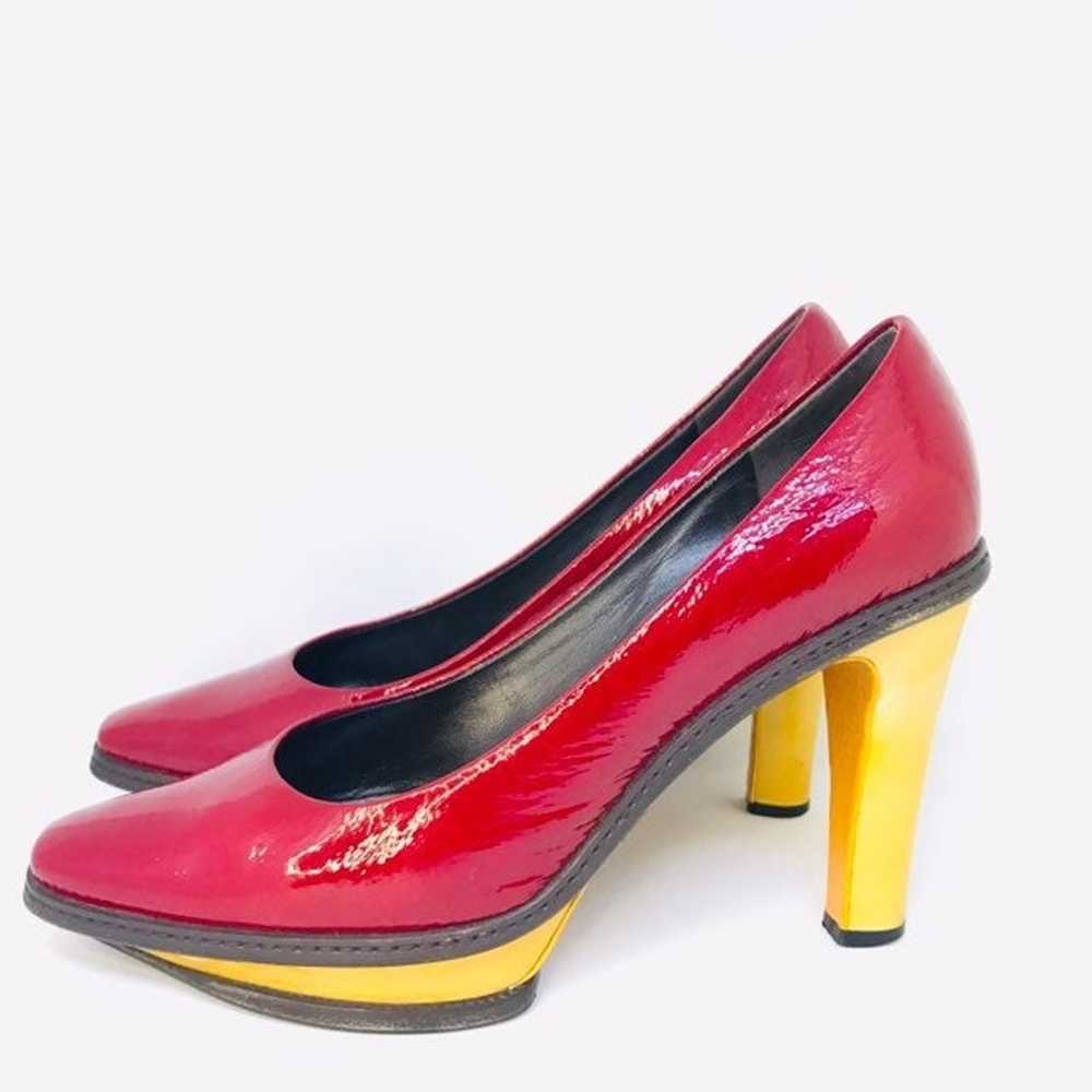 Vintage Leather Celine Heels Closed Toe - image 2