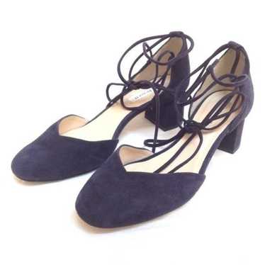 LK Bennett Lali Blue Suede Shoes Womens 38 US 7 L… - image 1
