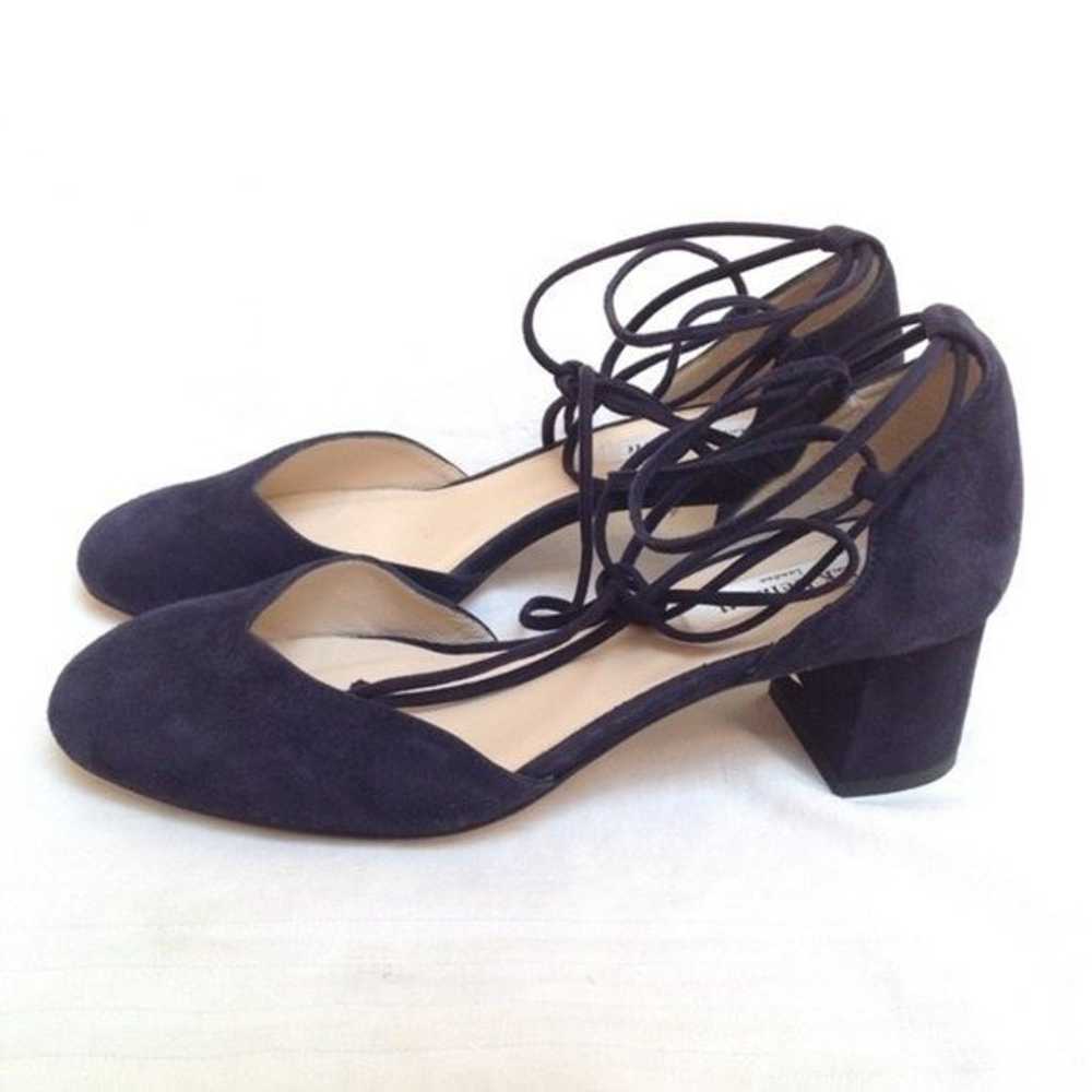 LK Bennett Lali Blue Suede Shoes Womens 38 US 7 L… - image 3