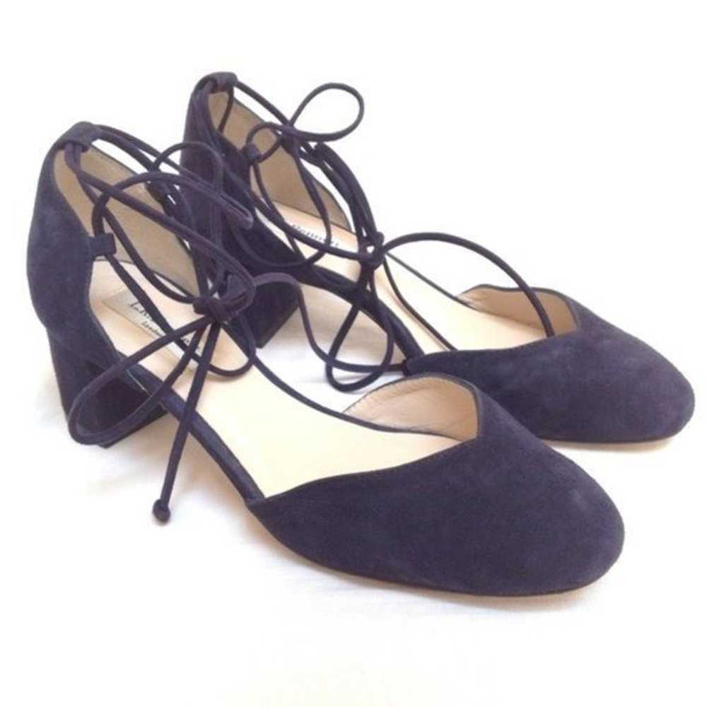 LK Bennett Lali Blue Suede Shoes Womens 38 US 7 L… - image 6