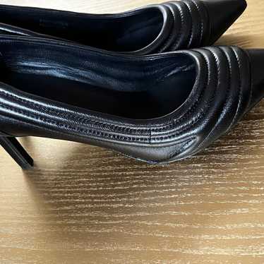 Pristine Aquatalia Black Leather Heels