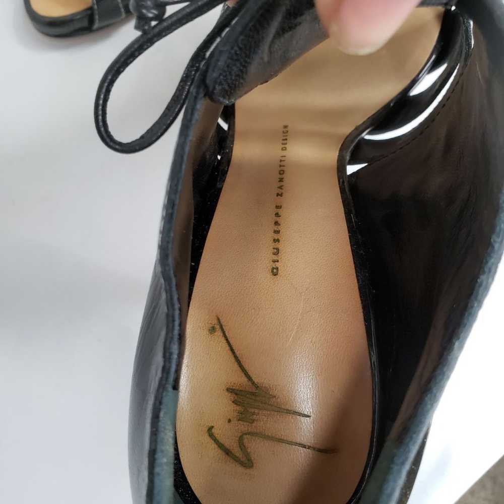 Giuseppe Zanotti Leather Lace Up Booties - image 8