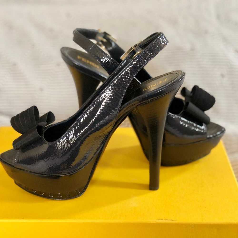 Fendi Patent Platform Heels NWT - image 1