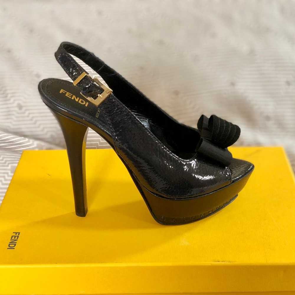 Fendi Patent Platform Heels NWT - image 4