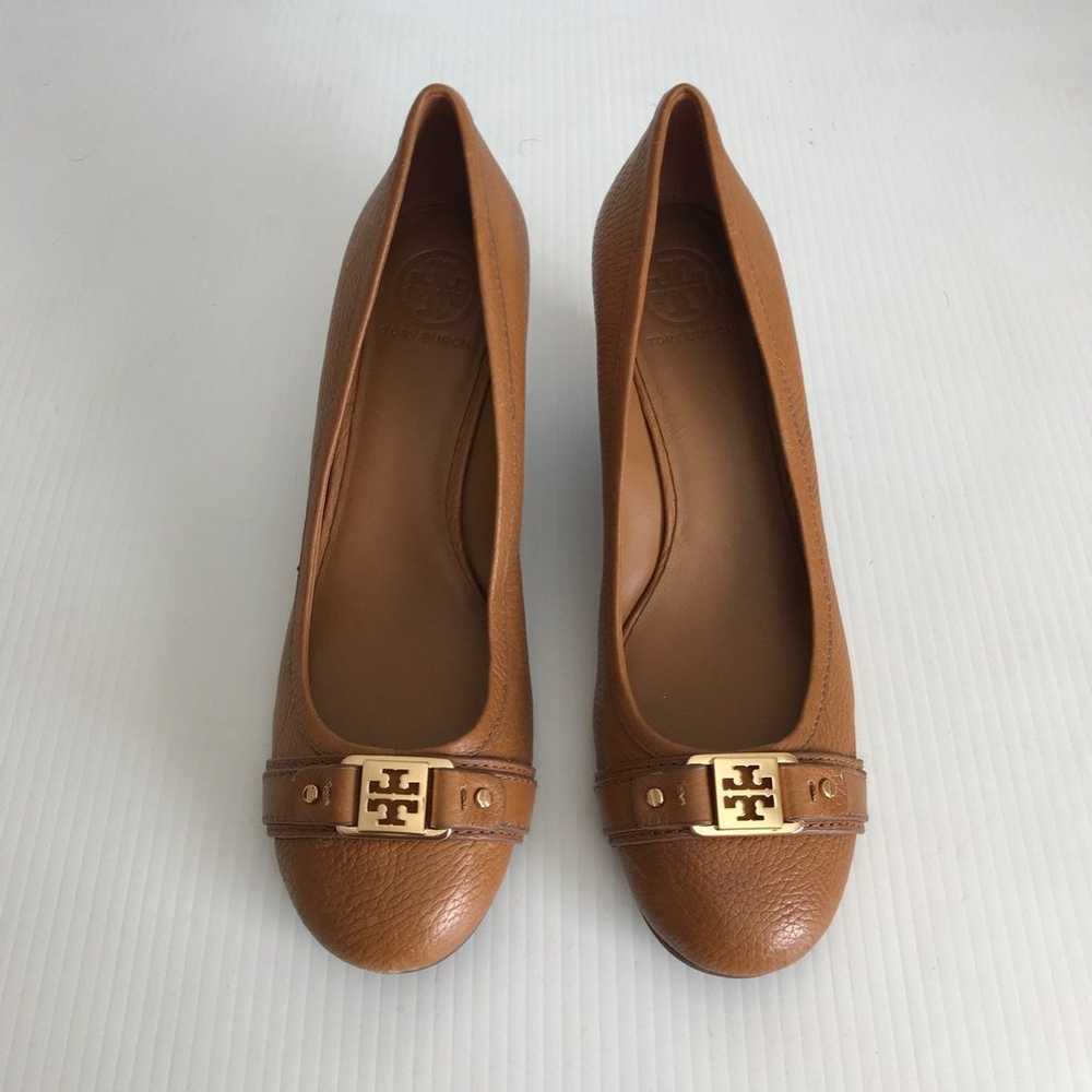 Tory Burch Logo Ambrose Wedge Pump - image 1