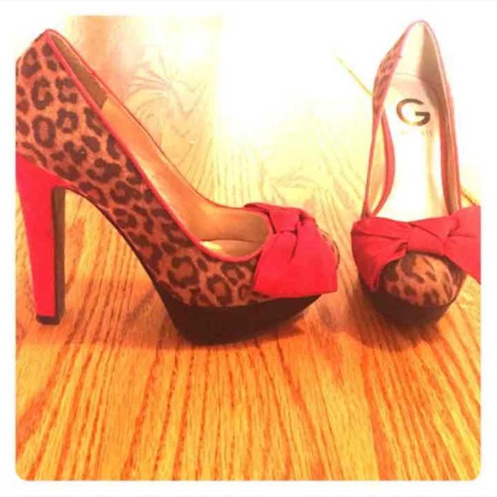 Cheetah print pumps - image 1