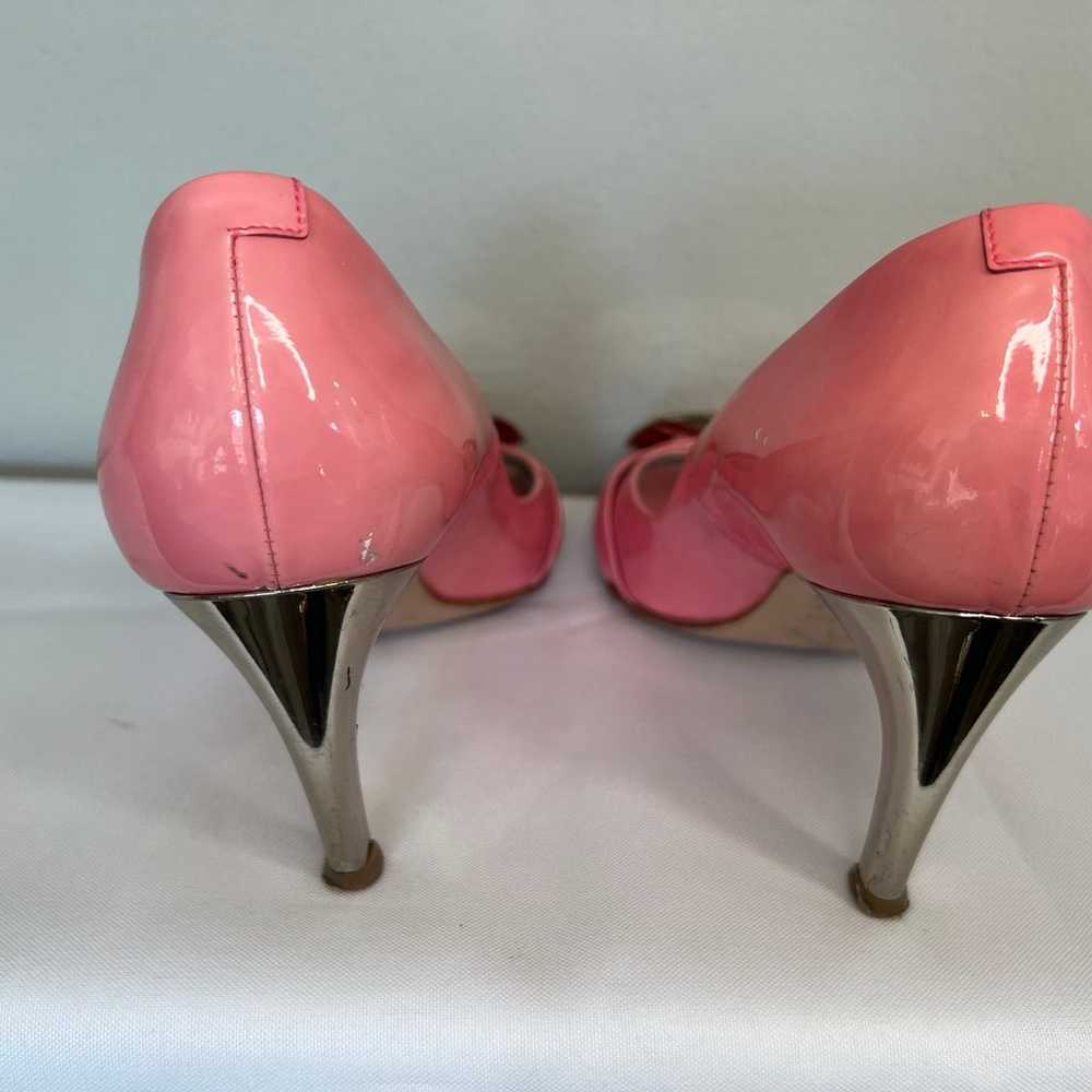 Roger Vivier Trompette Pink Patent Leather Pumps … - image 7