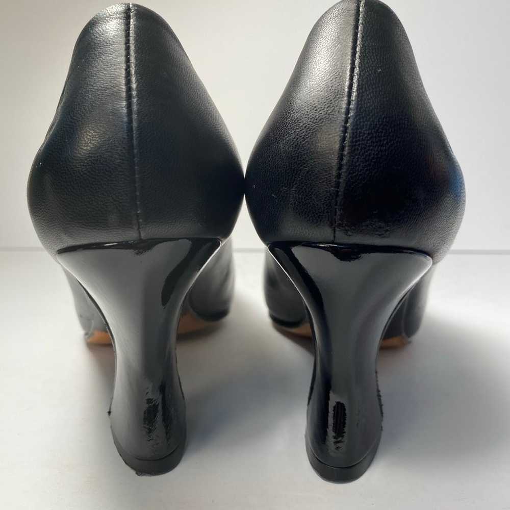 John fluevog pumps heels leather black 9 - image 5