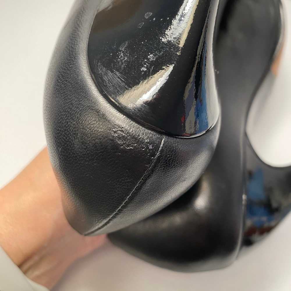 John fluevog pumps heels leather black 9 - image 8