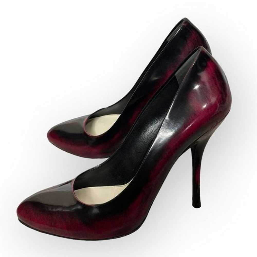 GUCCI Sofia Black and Red High Heel Patent Leathe… - image 7
