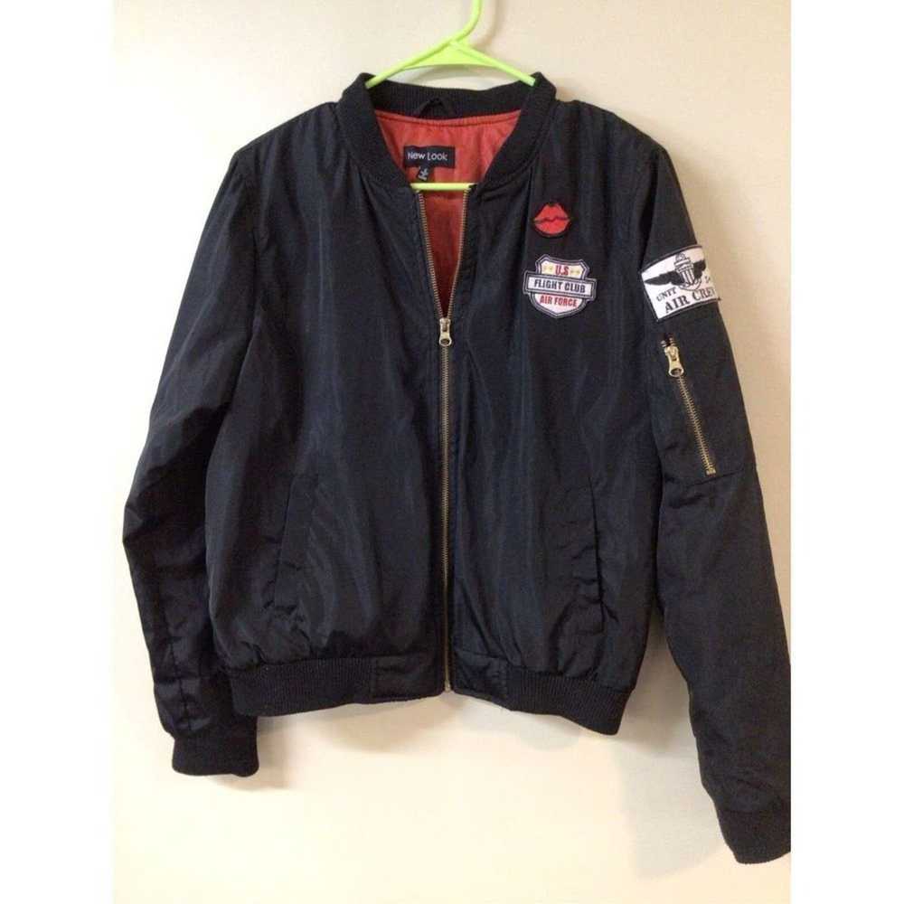 New Look New Look Size Small Flight Jacket Quilte… - image 1