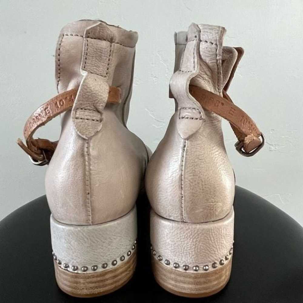 A.S. 98 Morgan leather block heel sandals 41EU Bo… - image 8