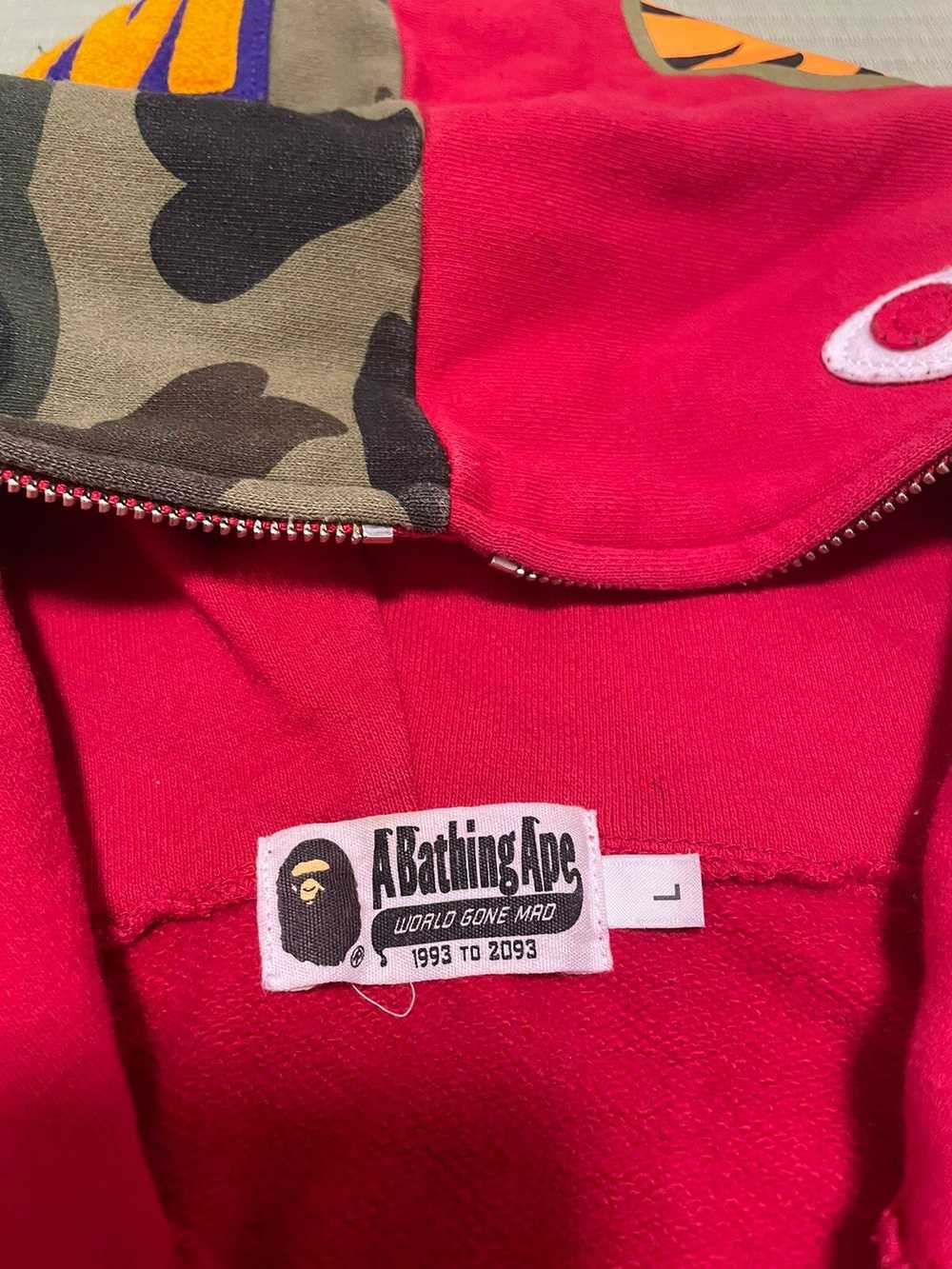 Bape Bape Shark Full Zip Camo Hoodie - image 8