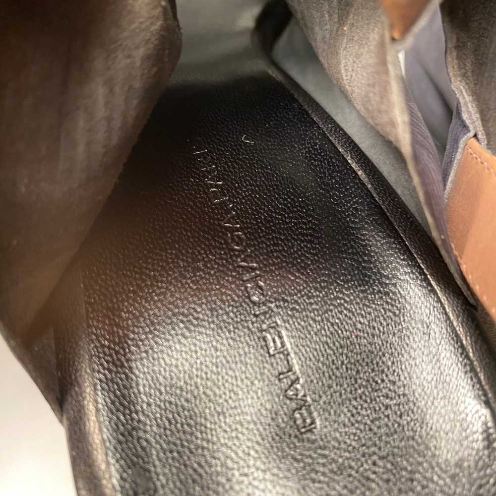 Balenciaga glove wedge sandals suede leather grey… - image 8