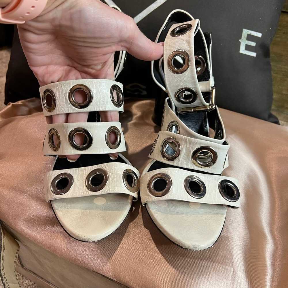 Proenza Schouler white studded sandals size 40 - image 9