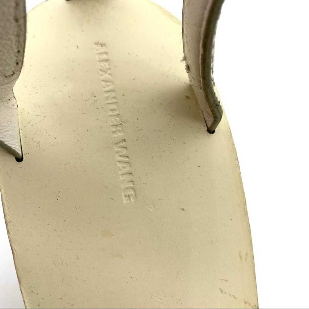 Alexander Wang Off-white Embossed Sandal - image 11