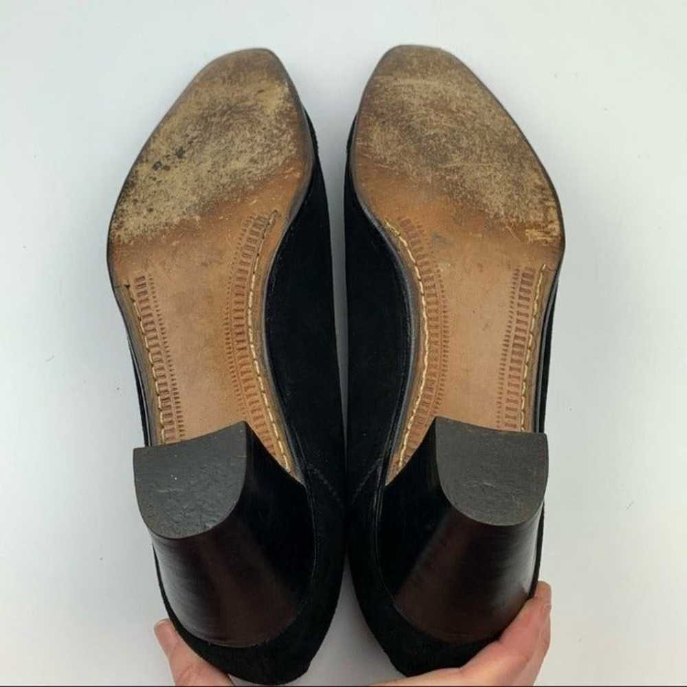 Arthur Beren heels size 10 N black Italian suede … - image 6