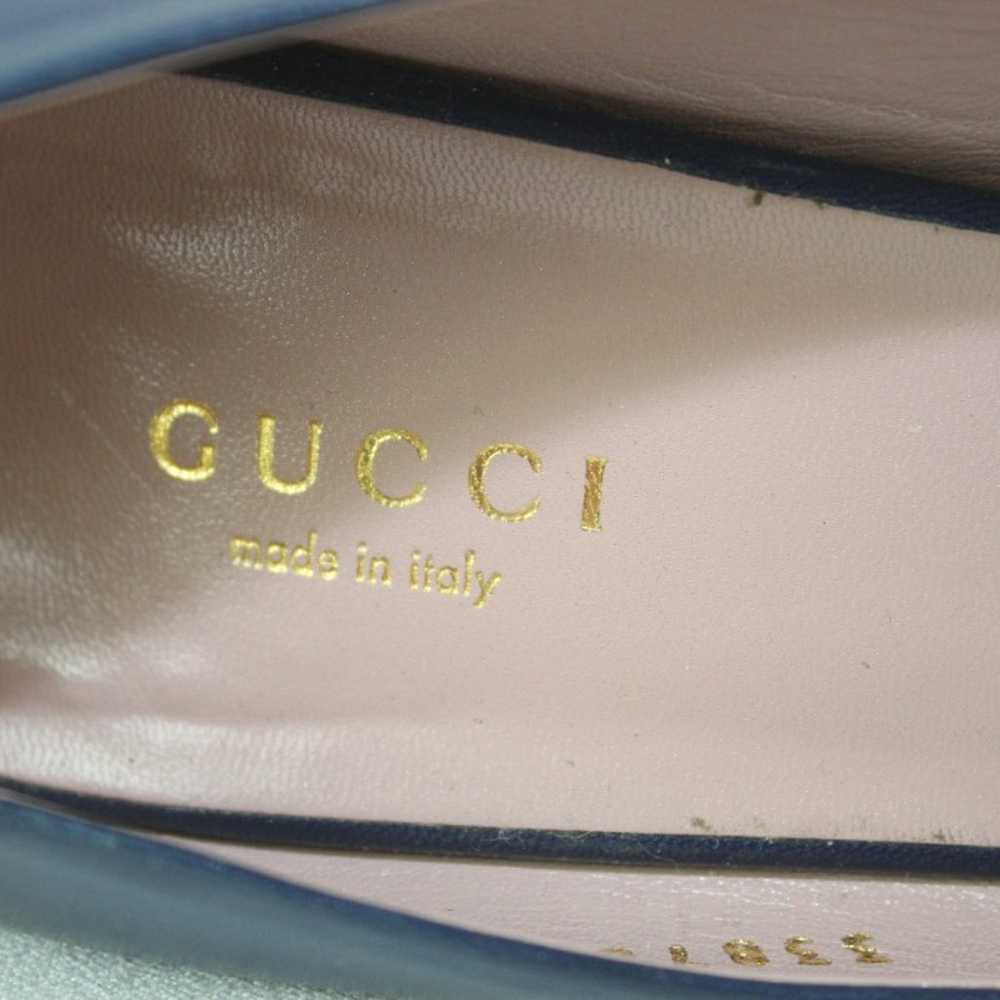Gucci Dk Cipria Horsebit 338763 Jolene Mid-heel P… - image 4