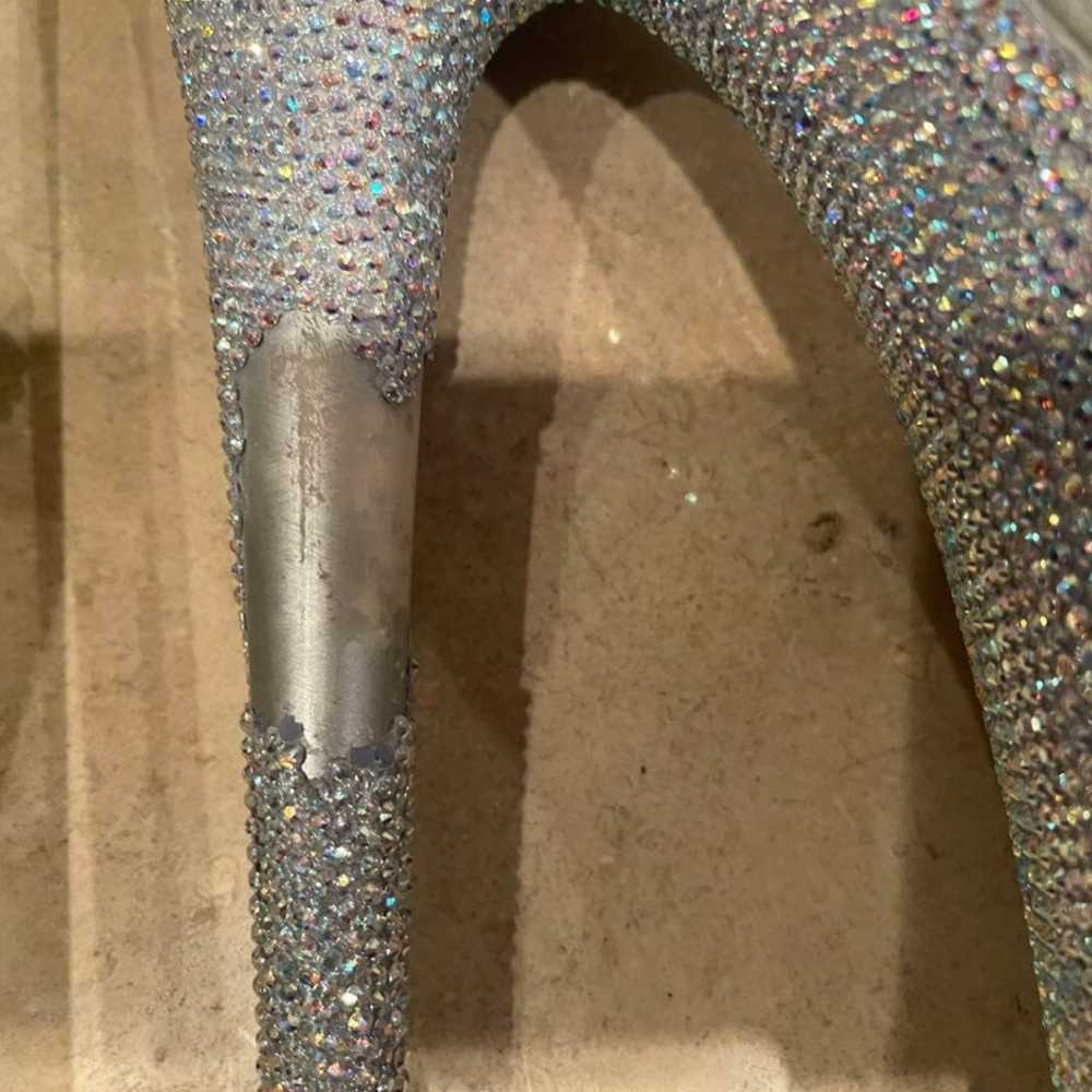 Bedazzled Pleaser Rhinestone 8 inch Heels… - image 6