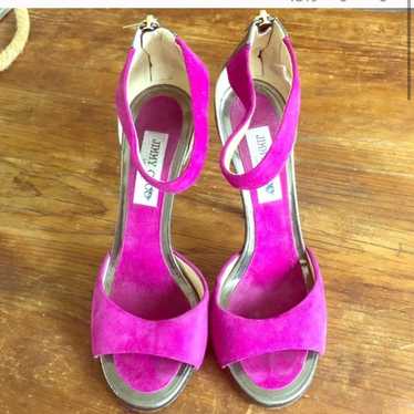 Jimmy Choo Magenta Hot Heels