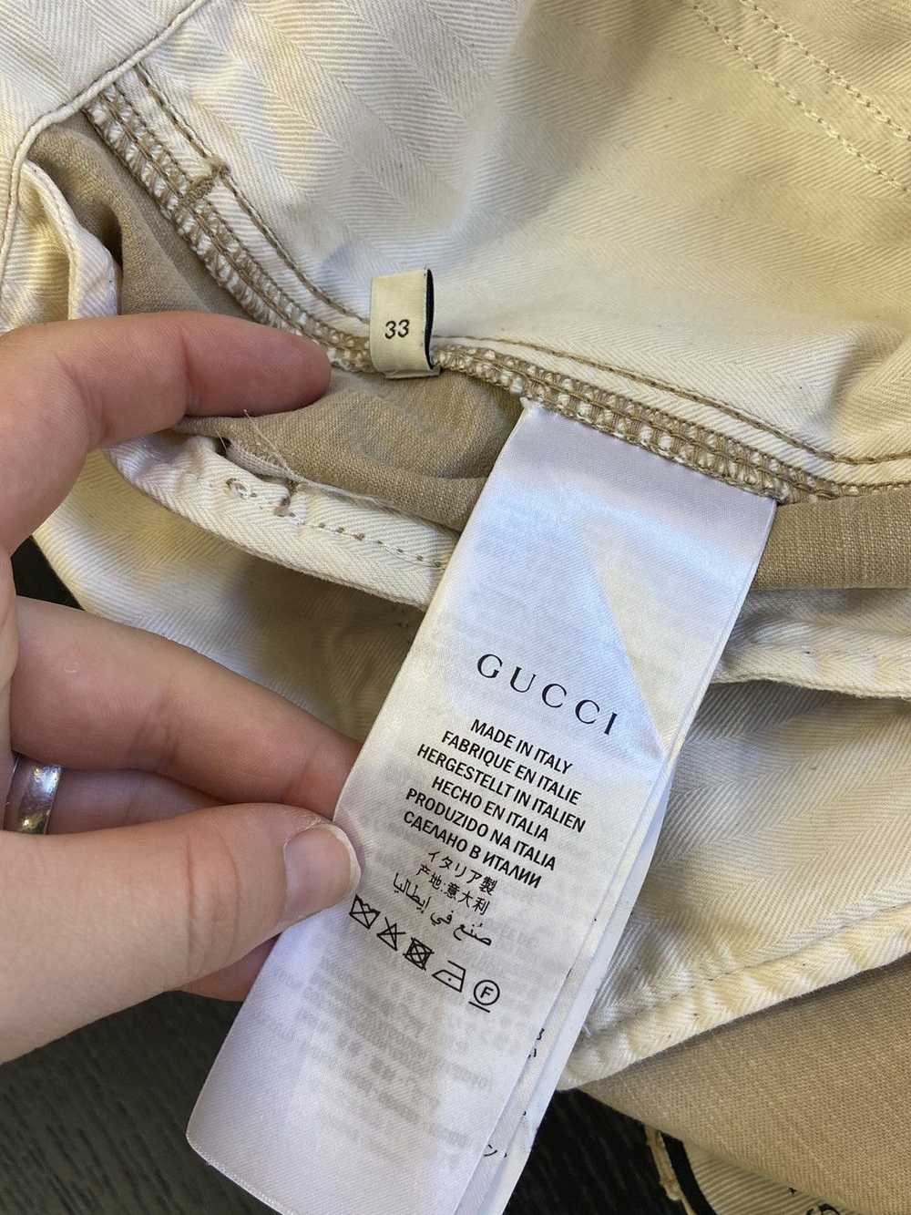 Gucci Gucci Embroidered Dragon Pants - image 5