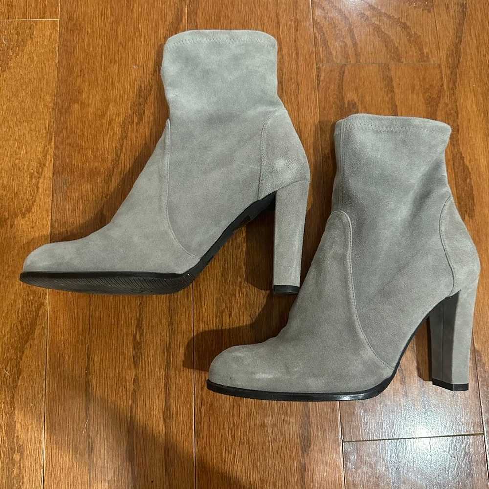 Stuart Weitzman Highland Bootie Dolce Taupe Stret… - image 2